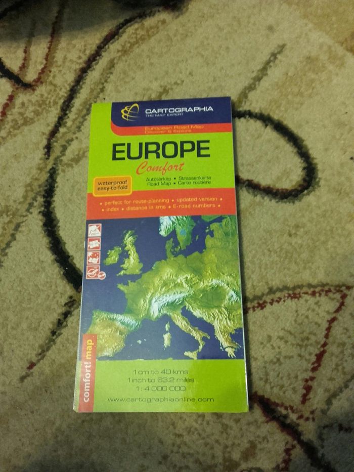 Harta Europa nouă