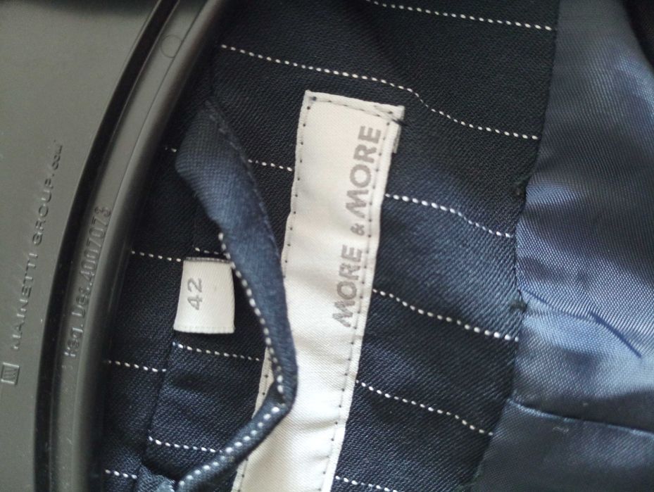 Sacou dama negru cu dungi albe