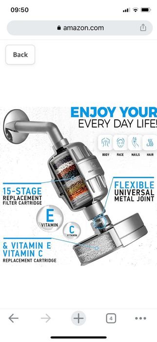 Filtru de apa pentru dus