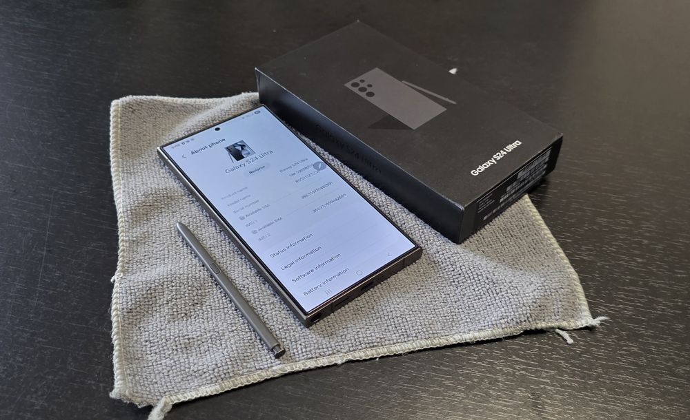 Samsung S24 Ultra, Titanium Black, 1Tb, 12 Gb Ram, Impecabil