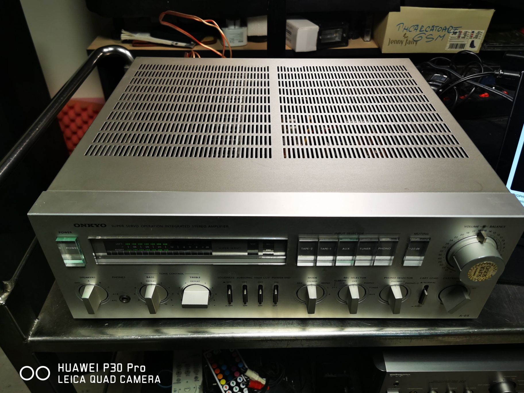 Amplificator stereo Onkyo A-65, Super Servo
