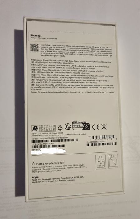 IPhone 16e 128 GB black