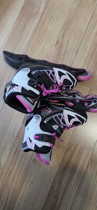 Role fete FILA X-ONE BLACK/WHITE/PINK marime 29-32 noi
