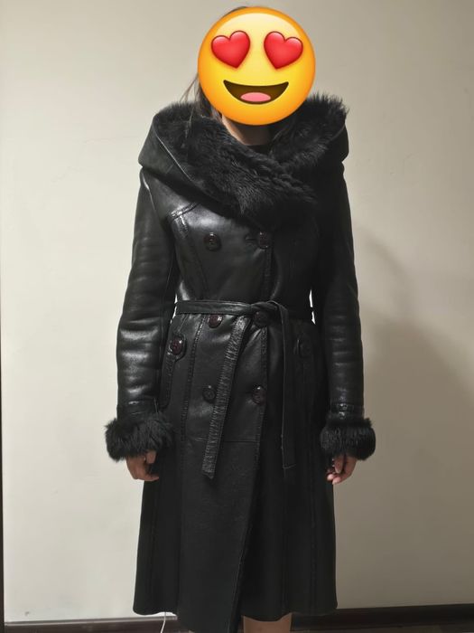 Зимняя дубленка.