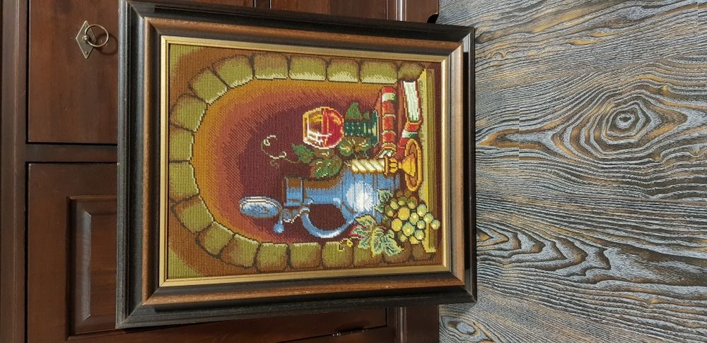 Tablou goblen Natura moarta cu sfesnic