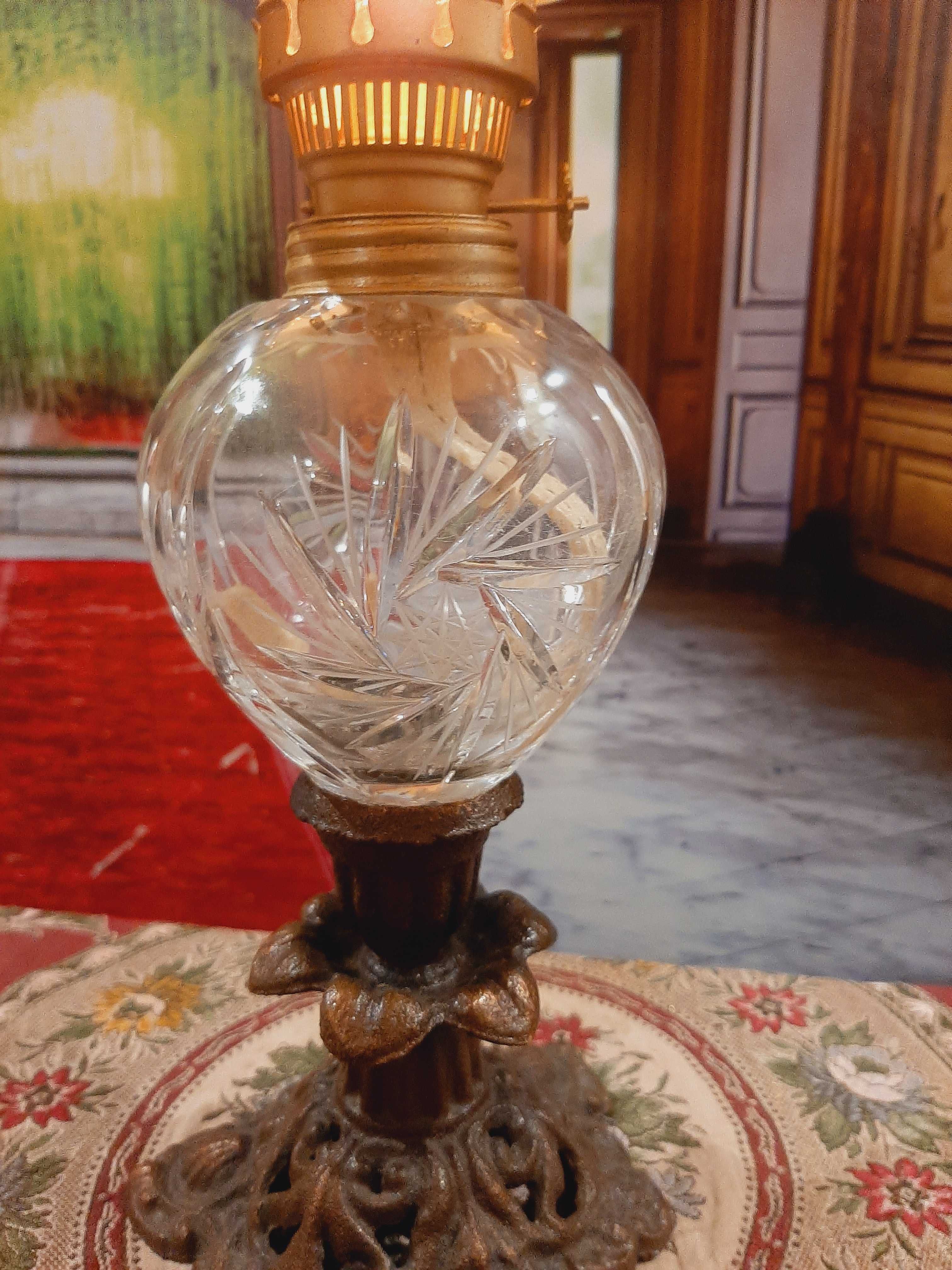 lampa cu petrol , cristal