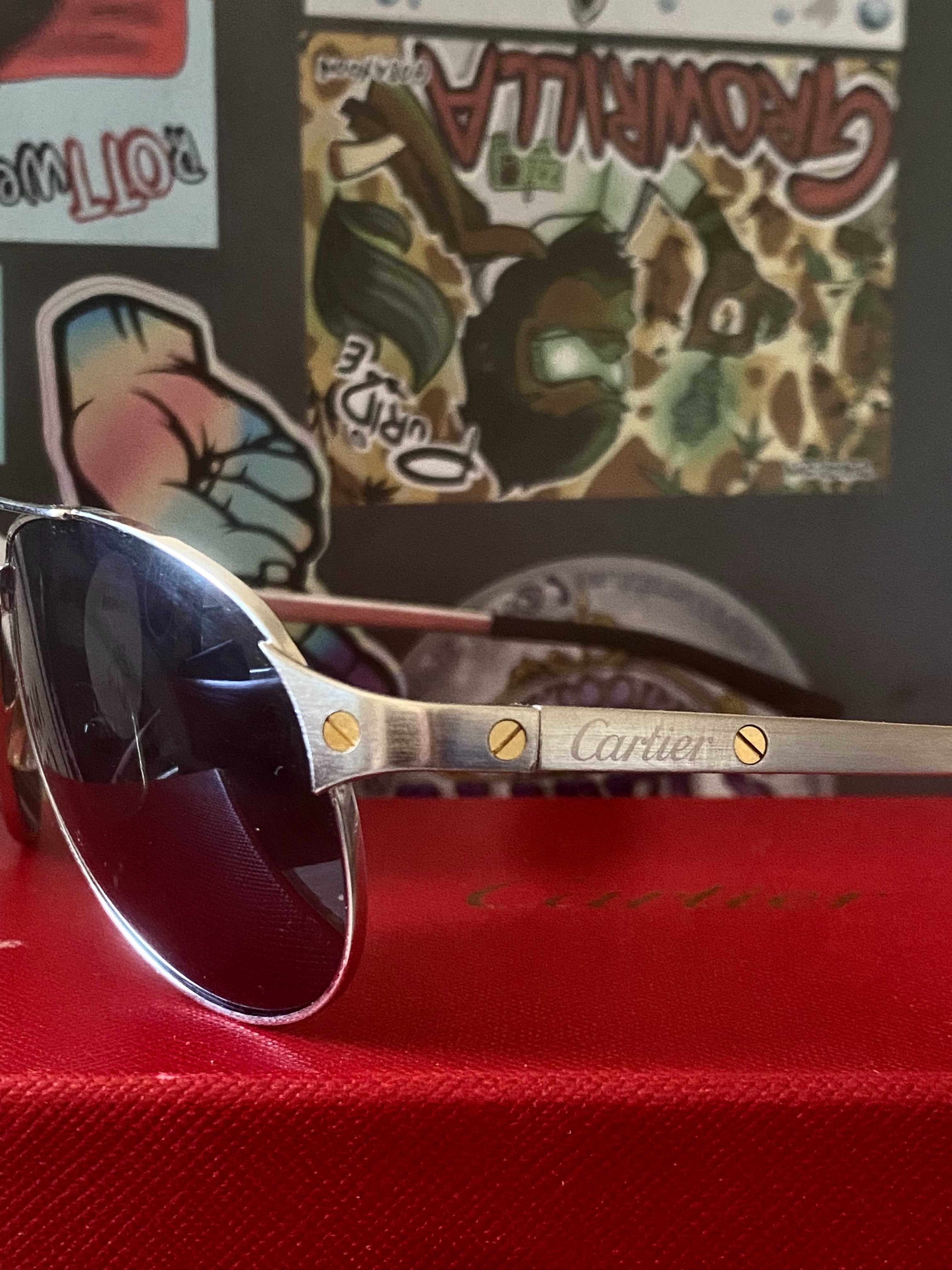 Слънчеви очила Cartier Santos Dumont 55/16/130