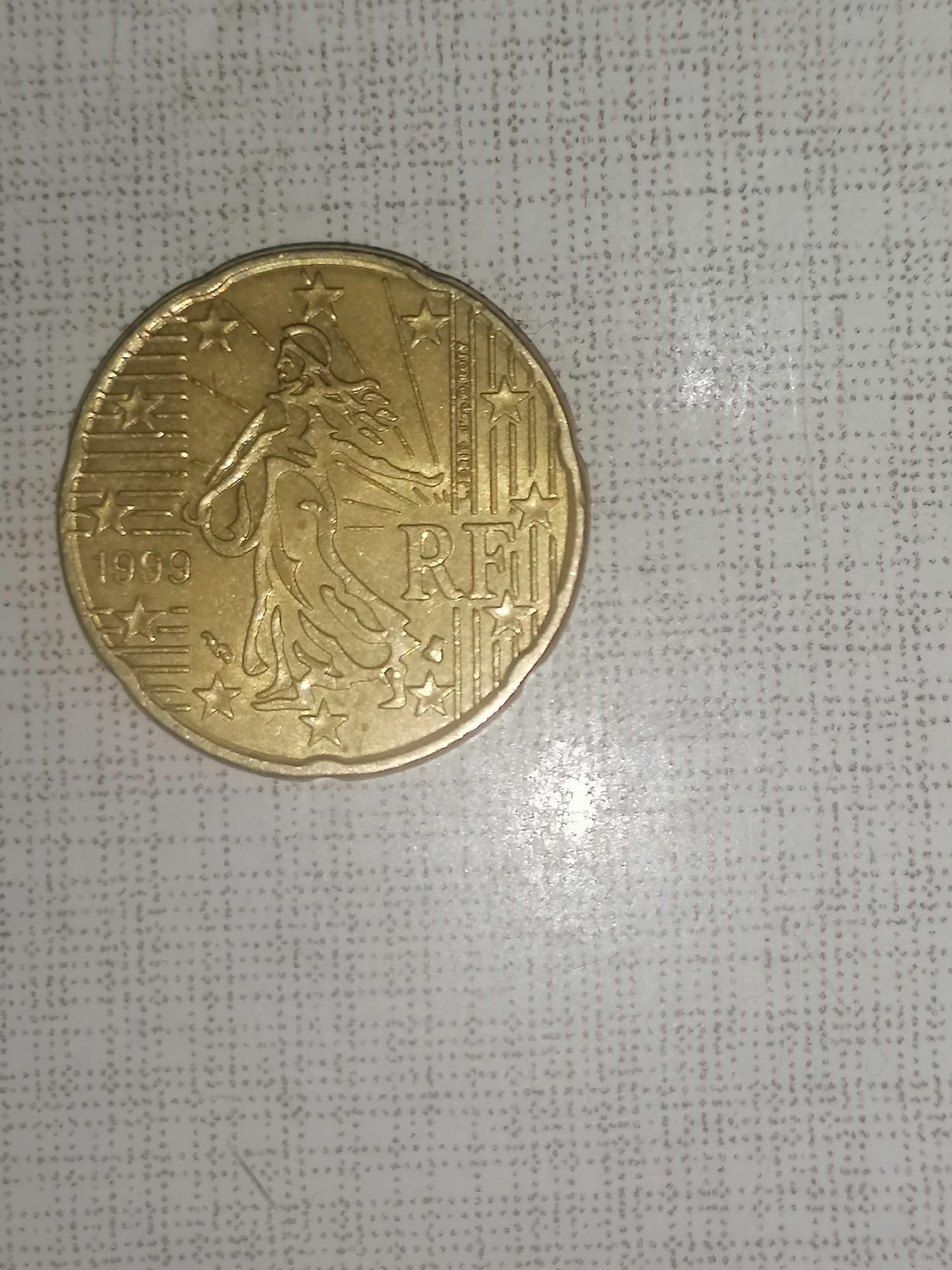 Monedă colecție 20 euro cent RF 1999