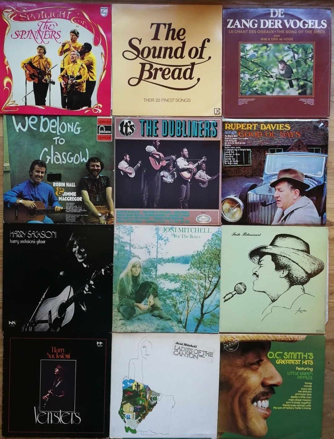 Vinil Robin Hall Jimmie MacGregor Joni Mitchell Spinners The Dubliners