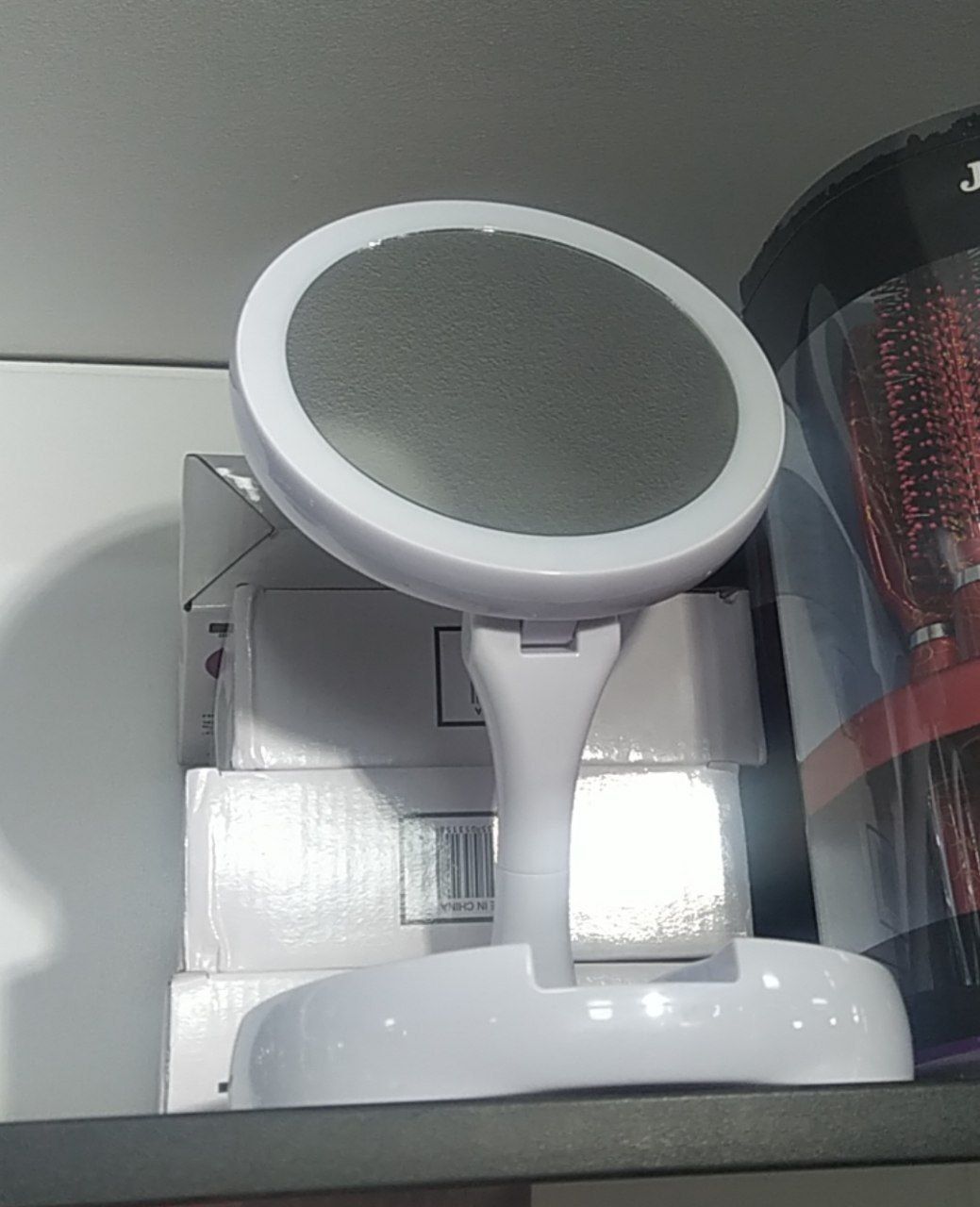 Зеркало со светодиодной подсветкой перезаряжаемая USB Fold Away Mirror