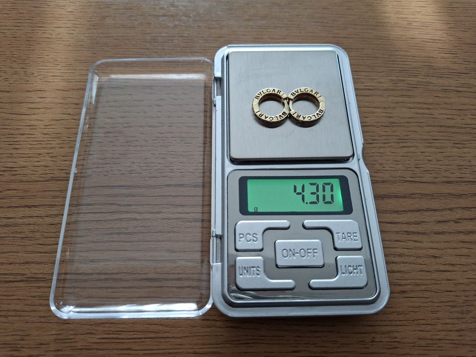 Дамски златни обеци "BVLGARI" - 4,30 гр. / 585 / 14K