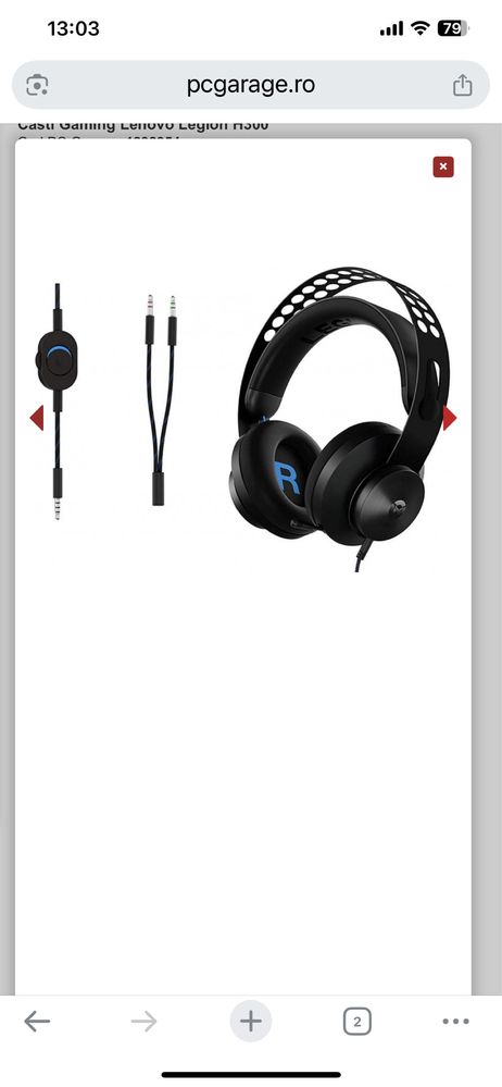 Vand casti gaming lenovo sigilate.