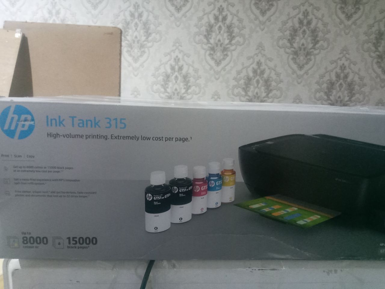 HP Ink Tank 315. Printer. Kserakopiya. Copiya
HP Ink Tank 315 usb narx