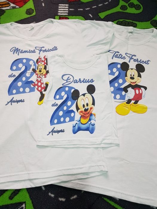 Set aniversar tricouri 2 ani