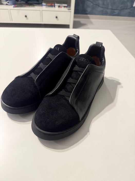 Zegna Suede Triple stich