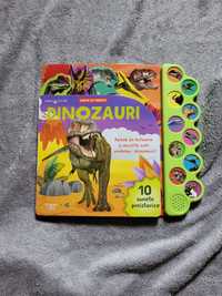 Carte dinozauri cu sunete și haine de copil 1 an +
