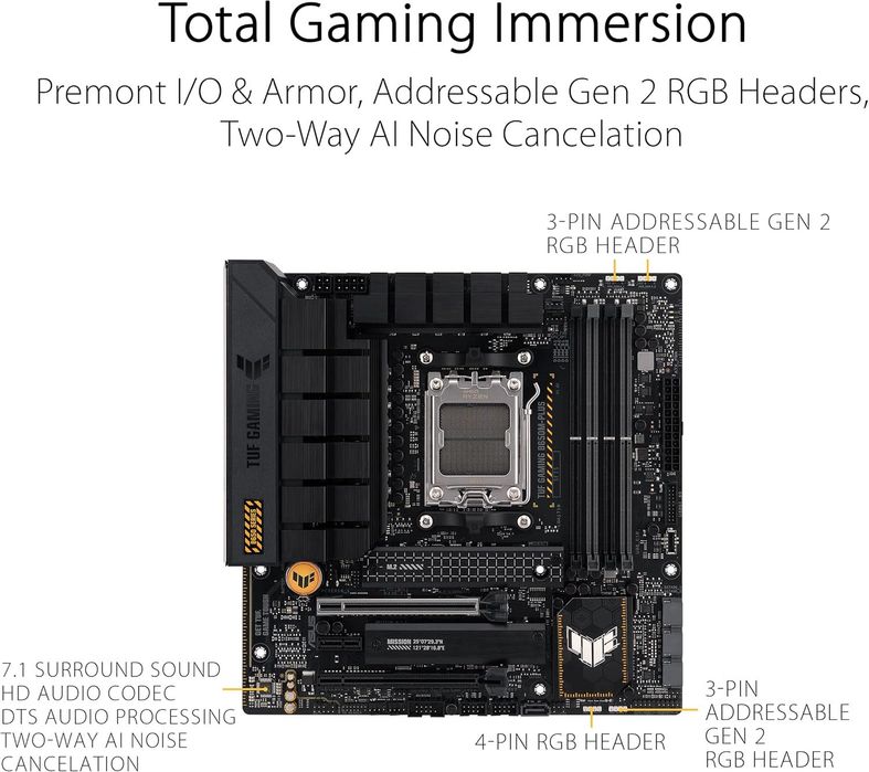 Placa de baza ASUS TUF GAMING B650-PLUS, Socket AM5,sigilat