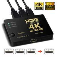 4K HDMI switch /  суич висококачествен 3 входа 1 изход  + Гаранция
