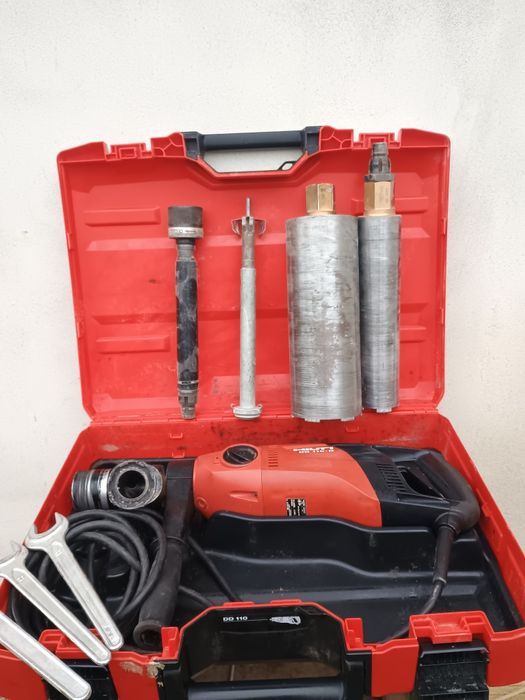 Mașina carotat hilti dd110 d cutie + 2 carote