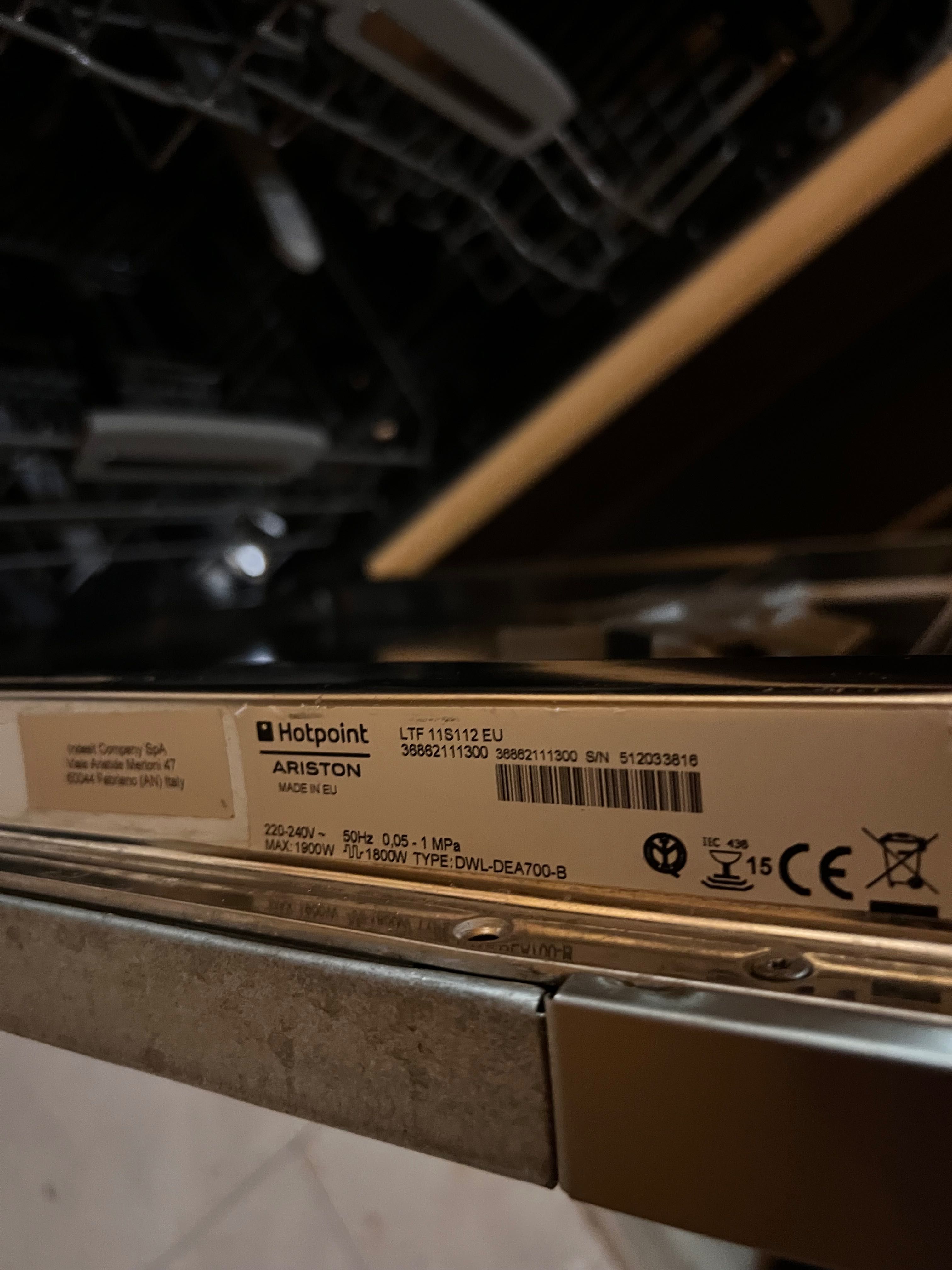 Съдомиялна машина Hotpoint Ariston LTF11S112EU за части