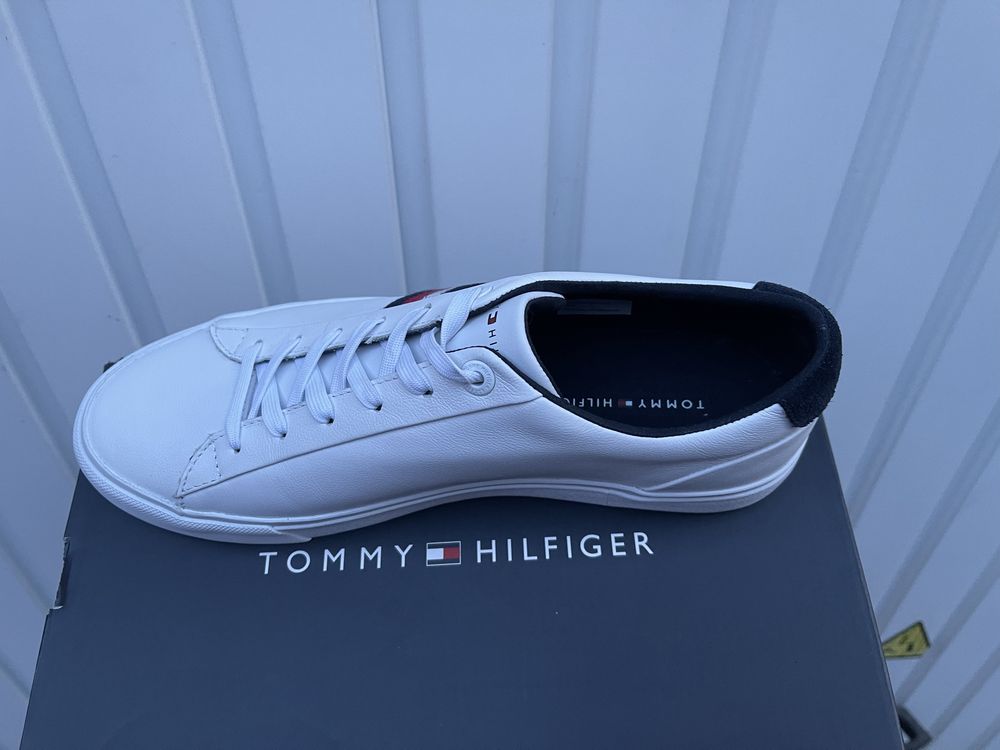 Tommy Hilfiger piele originali noi tenisi pantofi sport adidasi