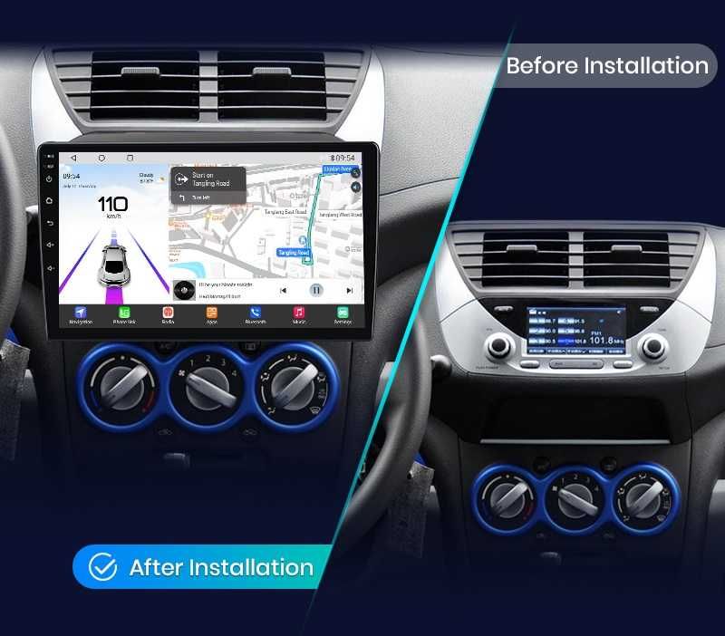 Suzuki ALTO 2009 - 2016 Мултимедия Навигация Android
