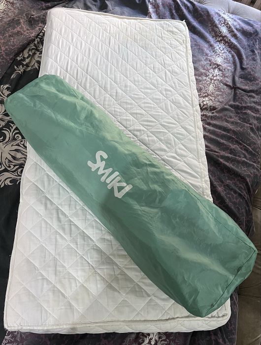 Pătuț pliant Smiki + saltea cocos