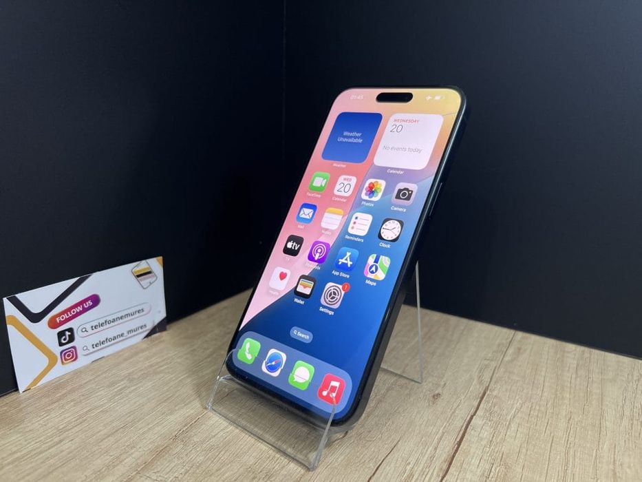 Iphone 15 Pro Max 256Gb Blue Titanium 3 ani garanție, Telefoane Mureș