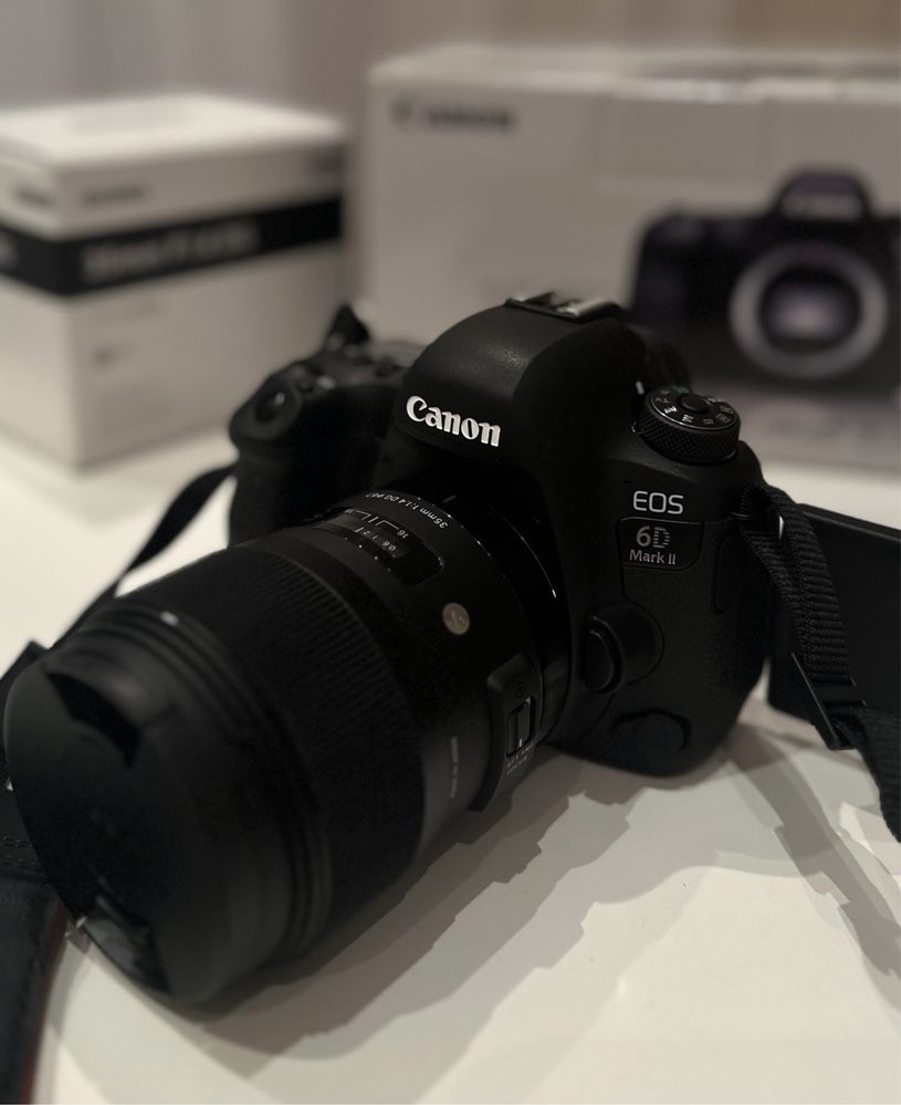 Canon 6 d mark II, sigma 35mm F1.4