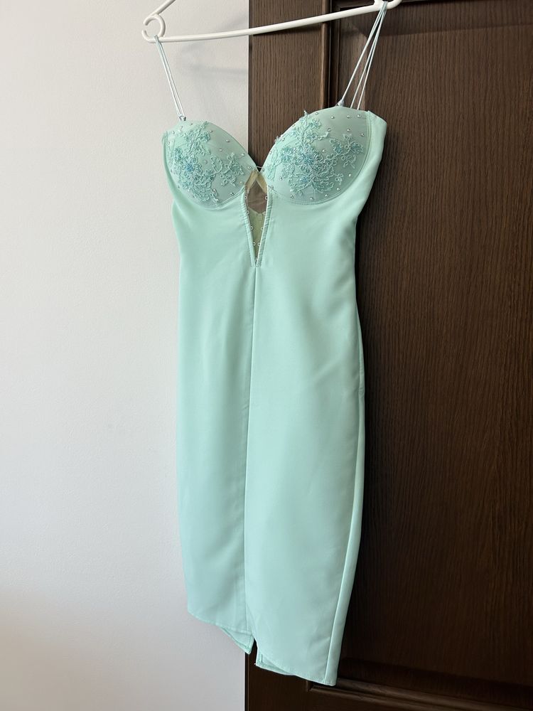 Rochie BBY verde menta