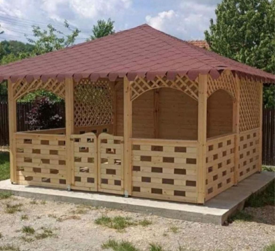 Foișoare terase pergole din lemn