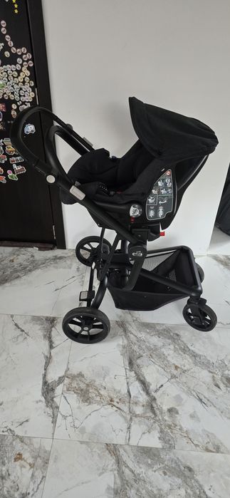 Тъмно сива Бебешка количка Cam Sport