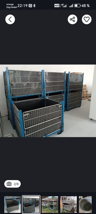 Vind bidoane, bazin 1000l