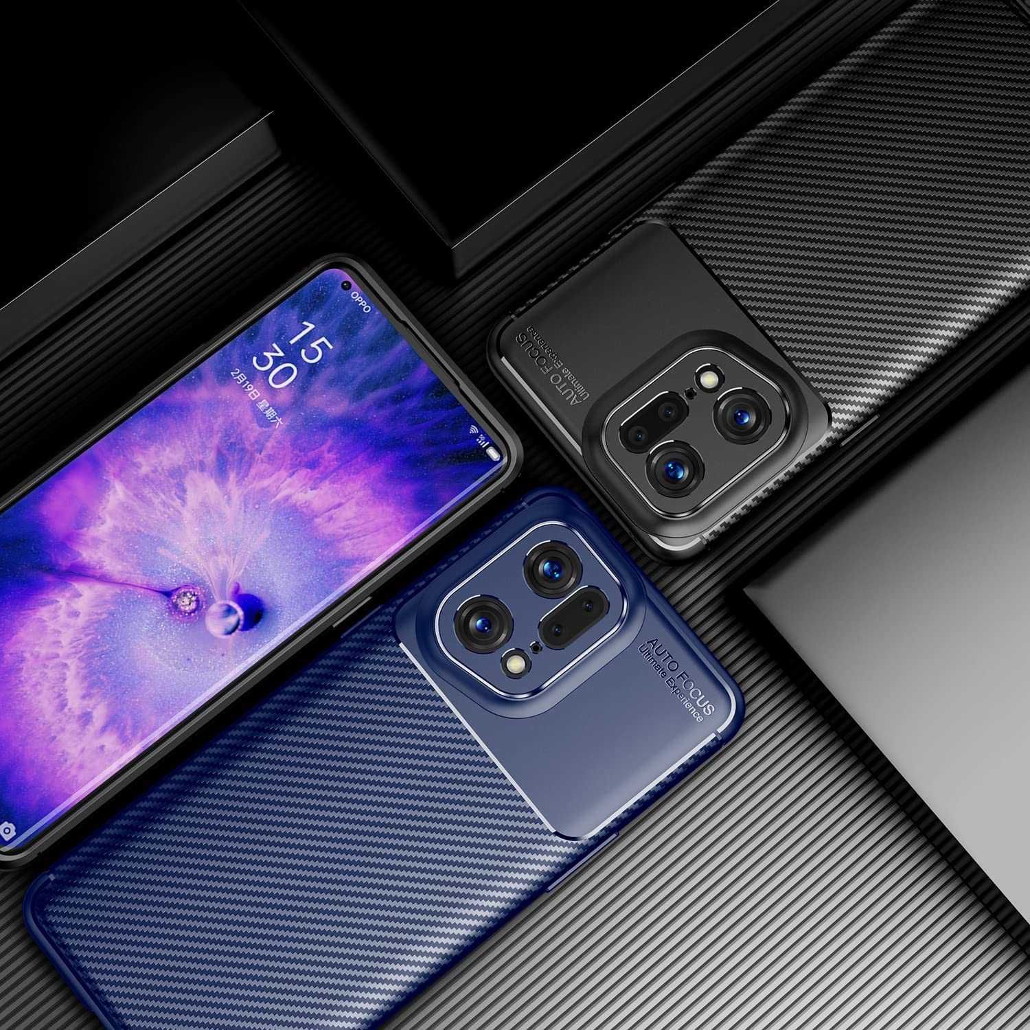 Husa Antisoc model CARBON pentru Oppo Find X5 Pro / Oppo A17