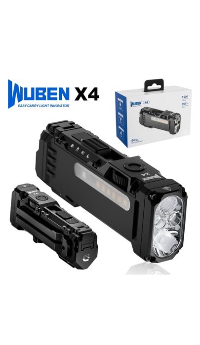 Премиальный Тактический фонарь Wuben X4