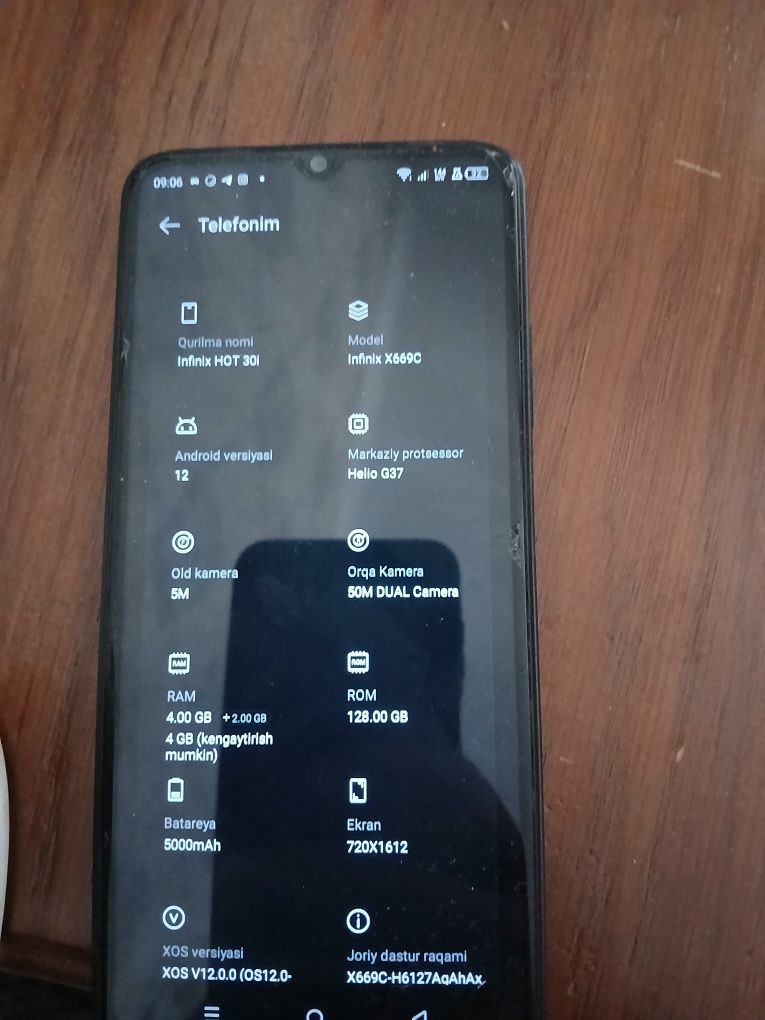 Infinix HOT 30i sotiladi