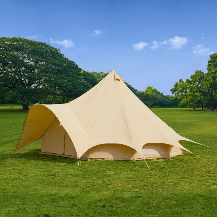 Cort glamping EkoBell Oxford, diam 5m, 20 mp, flansa, stoc,PROMOTIE!