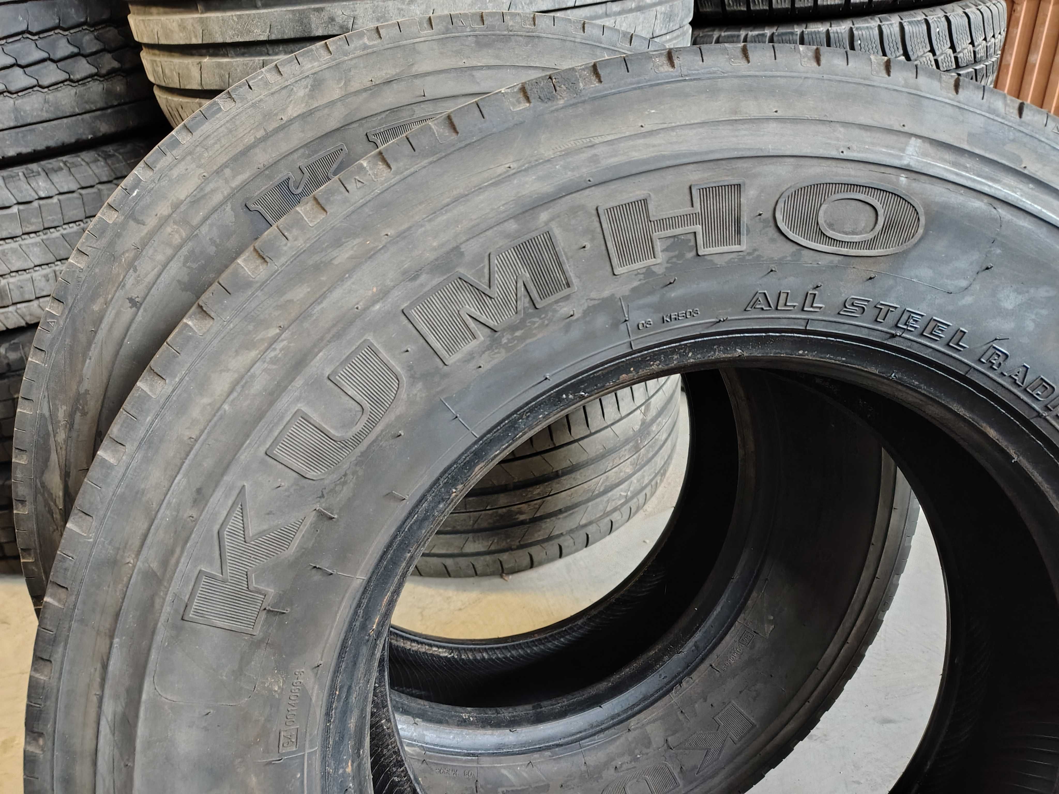 2бр.КАМИОНСКИ ГУМИ предни KUMHO 225 75 17.5 цена за брой