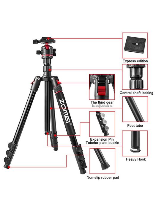Монопод штатив Zomei для камер и телефонов | Zomei tripod camera uchun
