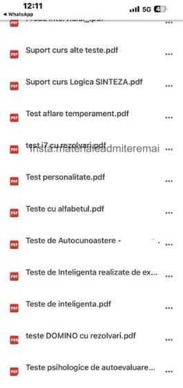 Vand teste psihologice admitere in politie / armata / pompieri