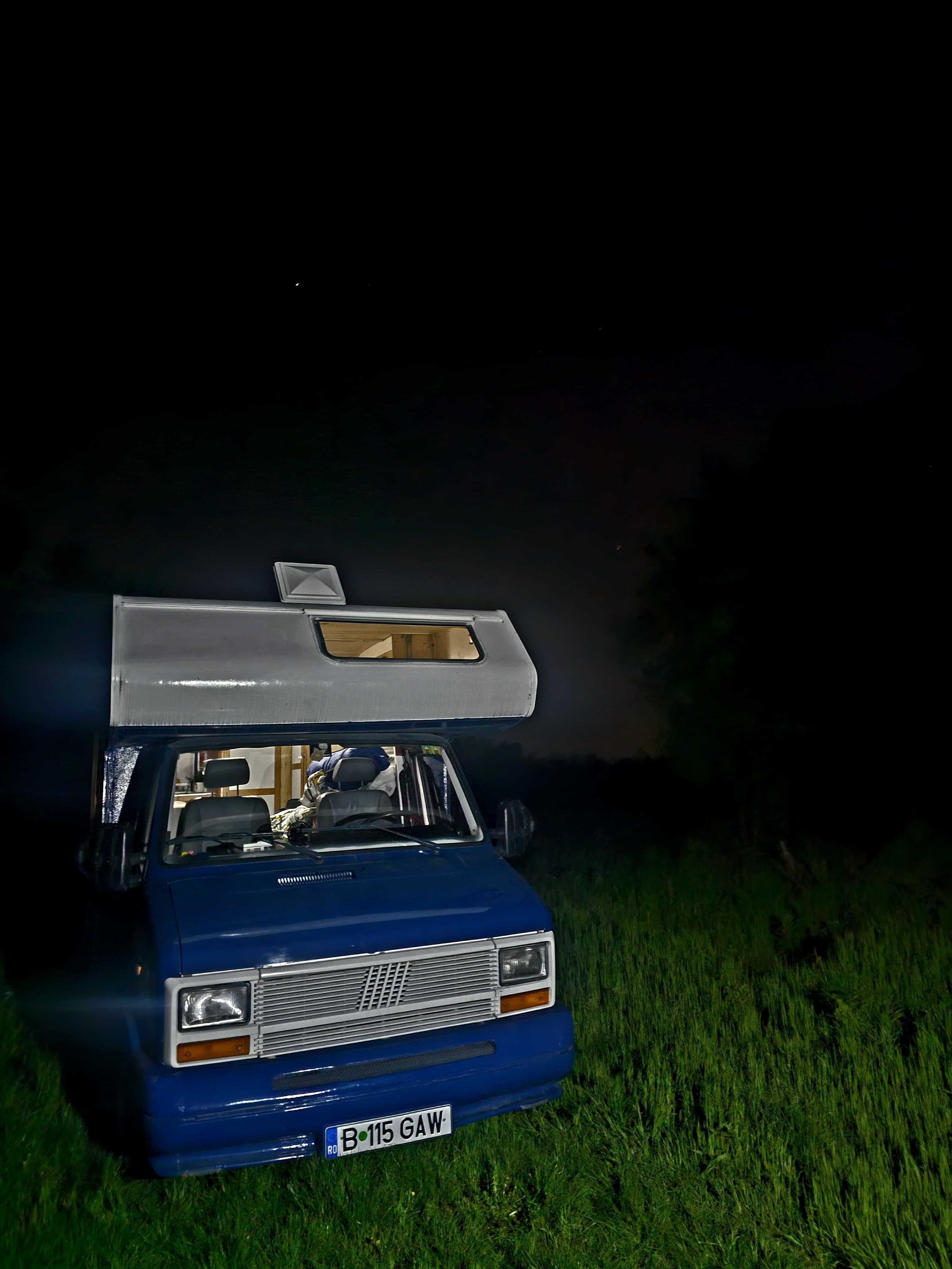 Fiat Ducato Autorulotă 1989 – Complet Off-Grid, Recondiționată!