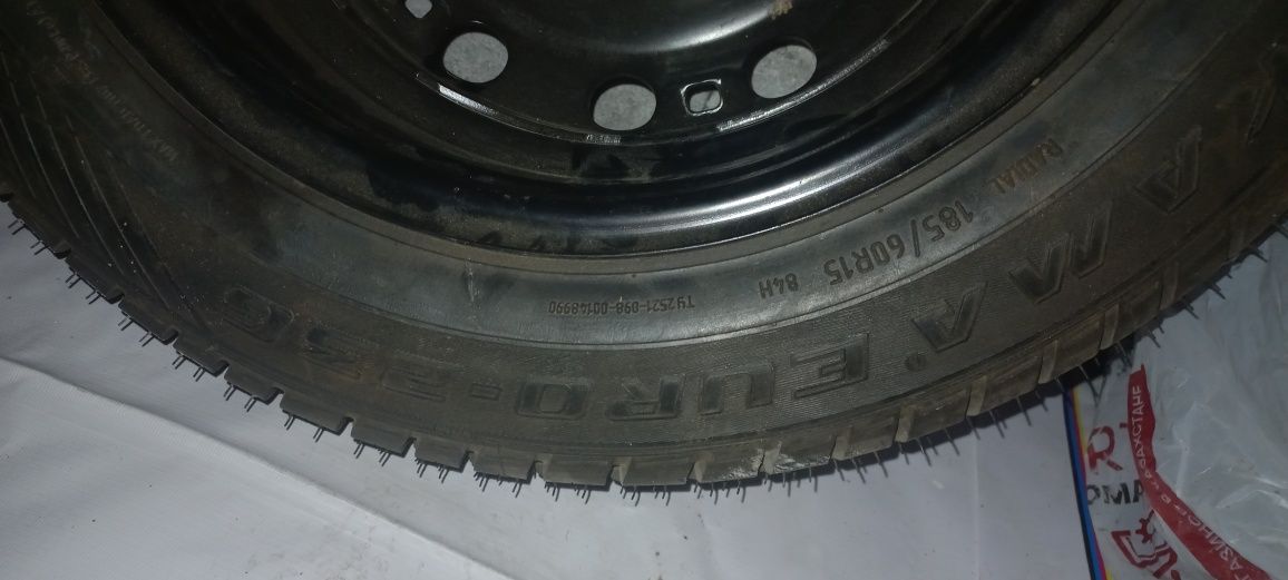 185/60/r15  жазғы дөңгелек дискімен! Жаңа!