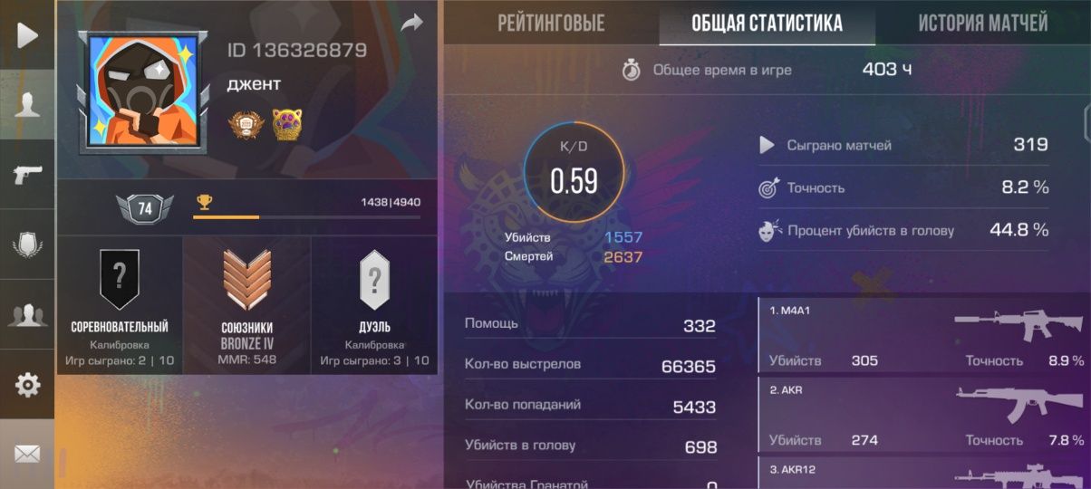 Аккаунт стендов 2
