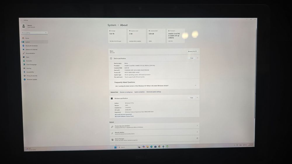 Dell XPS All in One TOUCH 27" 2720 i5-4440s 8Gb, 120GB SSD+1000 GB HDD