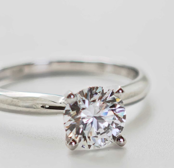 Inel aur 14k cu diamant 1.01ct IGI cert redus de la 7500lei