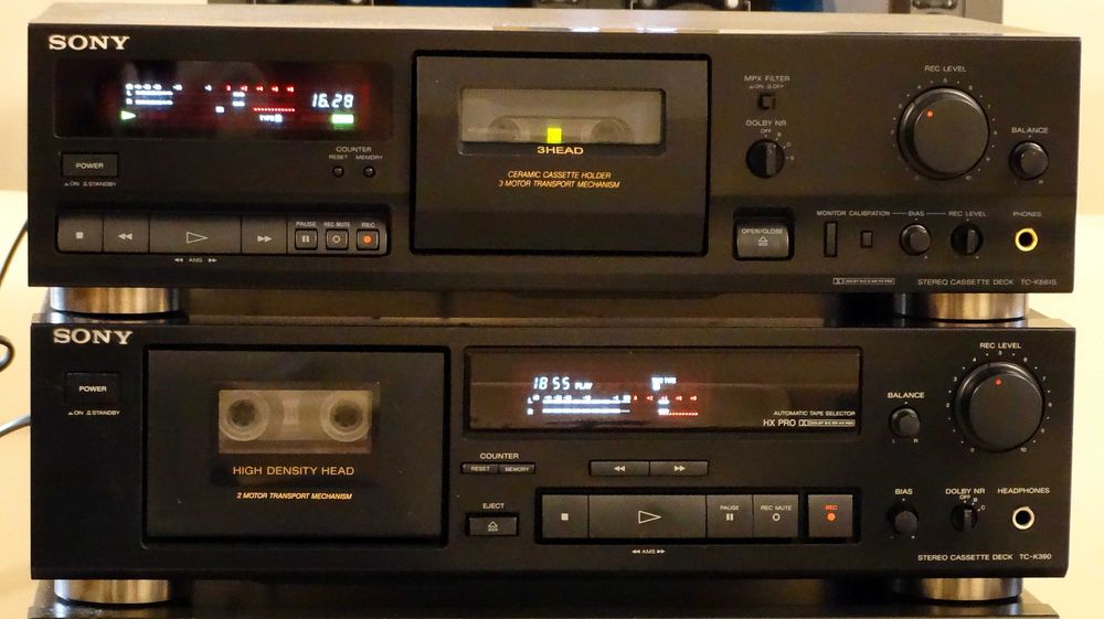 CasetofonDeck Sony TC-K 661S, Sony TC-K390 , Deck Technics RS-TR373 M2
