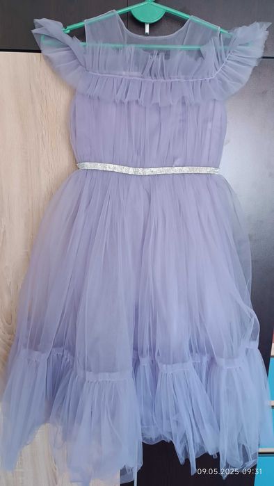 Детска официална рокля р.140