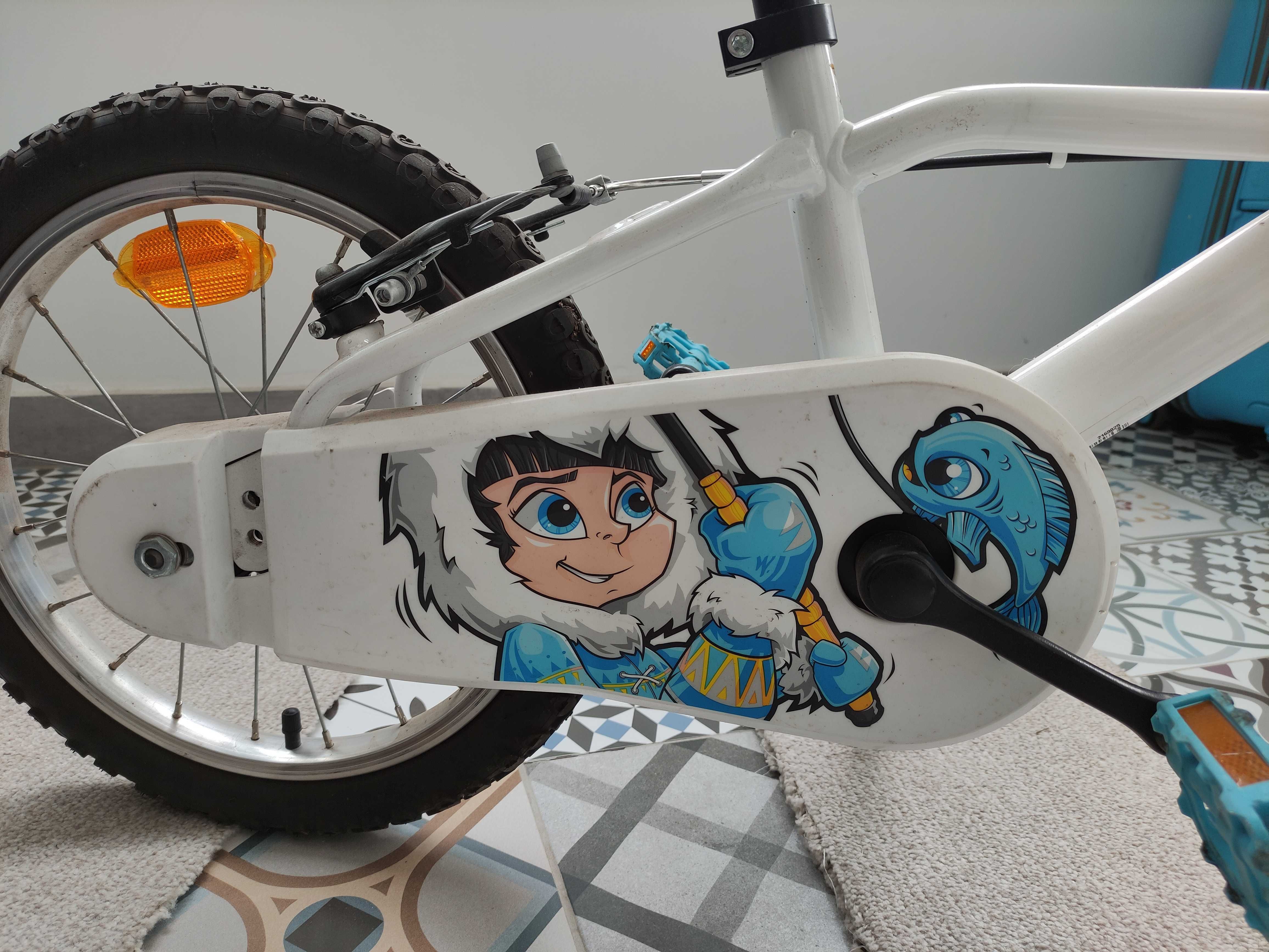 Bicicleta Decathlon BTwin 16" 100 inuit pentru Copii copil 4 5 6 ani