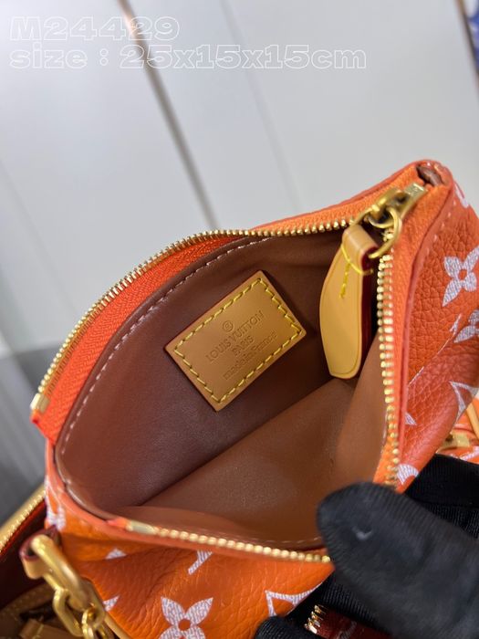 Geanta Louis Vuitton orange 25cm, tip Premium