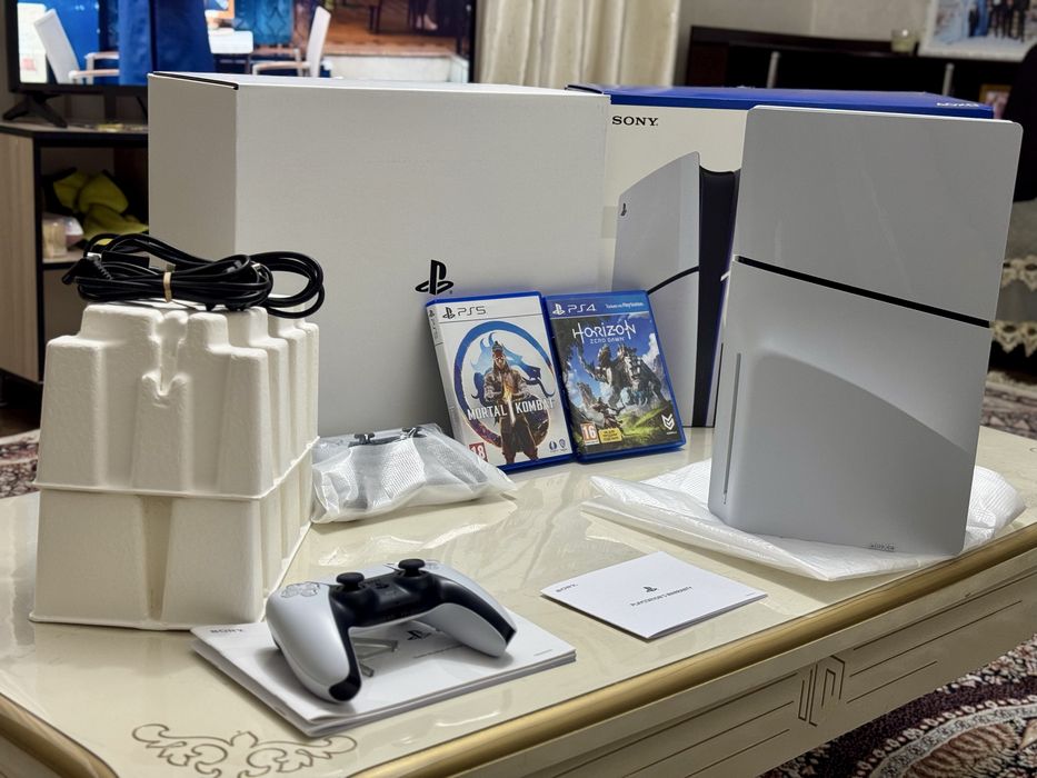 Sony PS5 Slim (2025г) +Игры в Подарок ! Новая Приставка